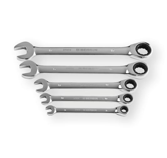 Kraftwerk 3415 Gabelring-Ratschenschlüssel 15 Mm – Präzisionswerkzeug Aus Edelstahl, Schweizer Qualität