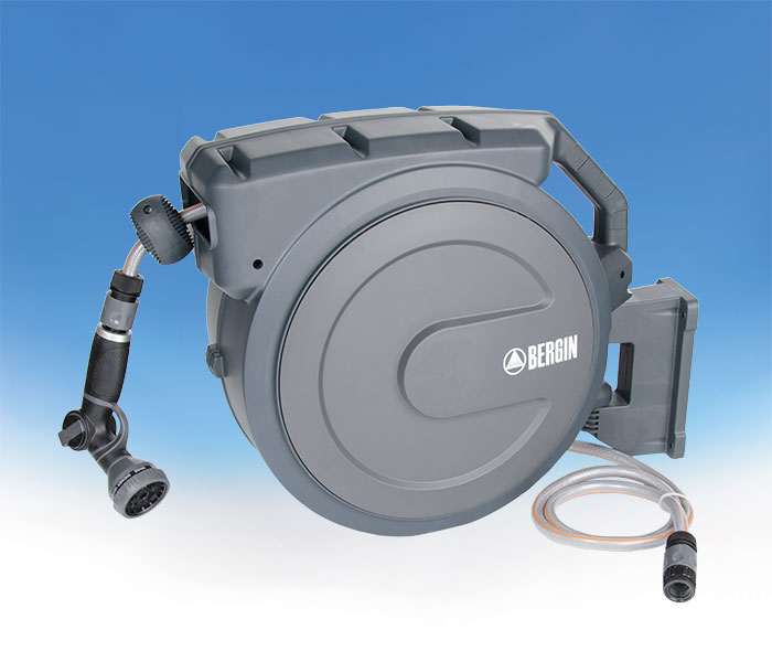 Bergin Werkzeugmärkte GmbH Bergin Automatischer Wasserschlauchaufroller Profi 40 m , 1/2\